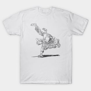 Judo Throw - Dark on Light T-Shirt